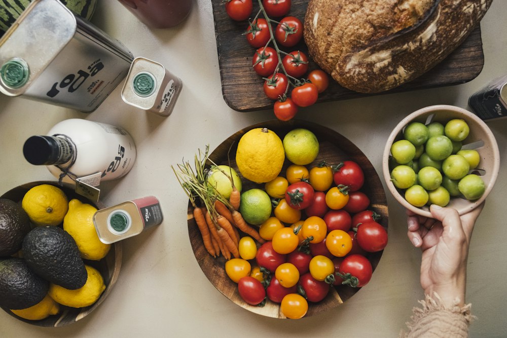 Ingredientes frescos para preparar recetas